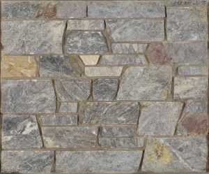 Gun Metal Marble, Dimensional Cut... a modern cool-toned blue-gray marble accented by warm buff tones