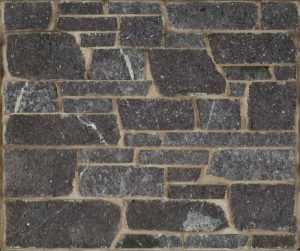 Starlight Granite, Dimensional Cut... a clean, contemporary sawn natural stone in a rich black granite color