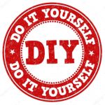 Red DIY, Do It Yourself Emblem