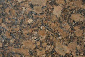 Granite floor tile demonstrating all the color and particulate detail inherent in the stone