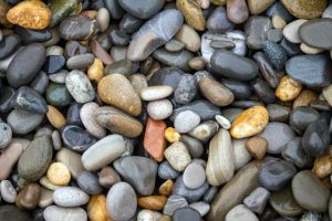 Colorful river rock at Southwest Stone Supply